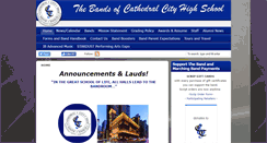 Desktop Screenshot of cchsbands.org